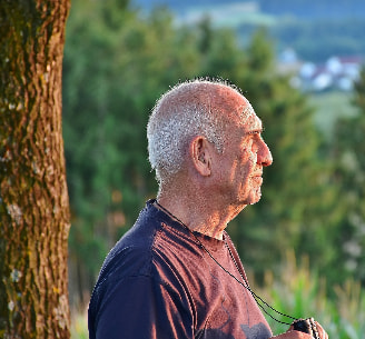黄昏ている写真