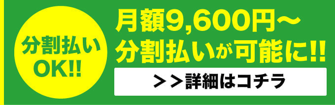 分割払いはコチラ