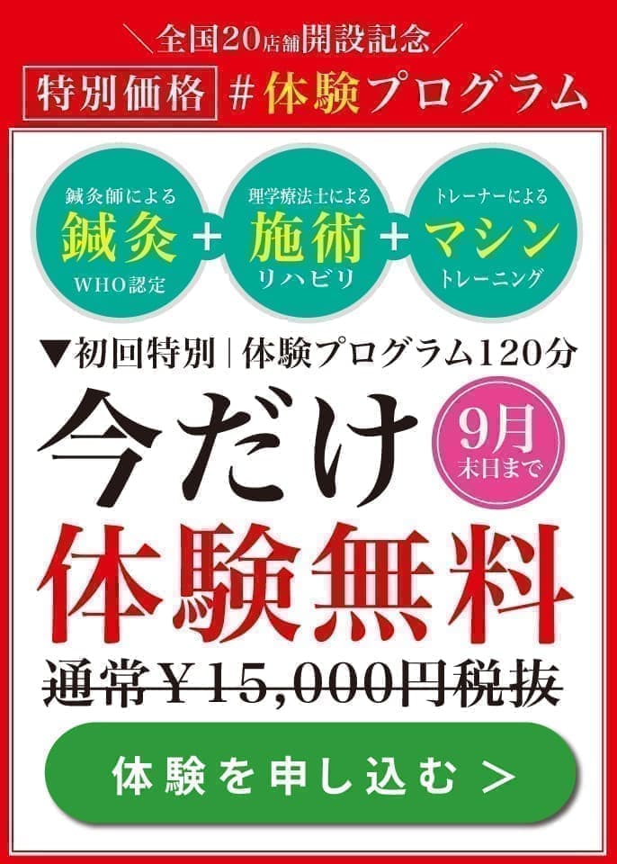 今だけ体験無料